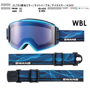 スノーゴーグル SWANS スワンズ OUTBACK ULTRA 調光ミラーモデル メンズ レディース 眼鏡対応 曇り止め ULTRAレンズ スキー スノーボード ゴーグル【OB-MDH-CU-LP】