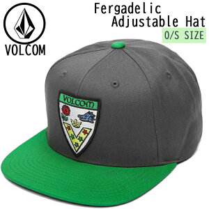 �{���R�� VOLCOM �L���b�v Fergadelic Adjustable Hat �����Y �X�q DGR �c�C���f�U�C�� �h�J �R�b�g�� 6�p�l�����߉\�yD5532403�z