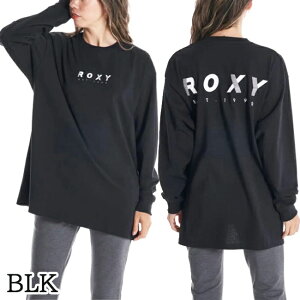 Tシャツ トップス 長袖 レディース 女性用 ROXY ロキシー ダンス エクササイズ フィットネス コットン オーバーサイズ ウェア カジュアル UVカット【RLT221559】