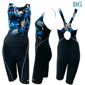 【400円OFFクーポン発行中!!金額指定有!!8/4 20:00-8/11 1:59迄】SPEEDO スピード ニースキン オールインワン水着 初心者おすすめ レディース 水泳 女性用 フィットネス 縫い込みカップ ホールド感 ブラック水着 伸縮性 スピード 水着 レディース 【SFW12469Z】
