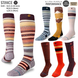 【2点で200円OFF★12月3日20時〜12月11日まで】ソックス　靴下　くつ下　STANCE スタンス　メリノウール　ユニセックス　インフィニット　フレッシュテック　スノーボード　スキー　アーチサポート　ウィンター　アウトドア【A758C22-24】