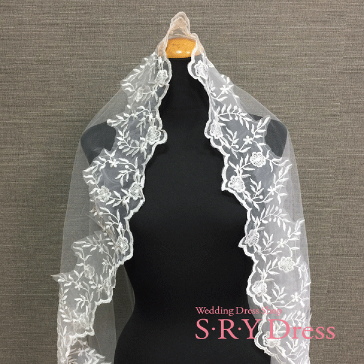 ロングベール 楽天市場】ウェディングベール ロング ヴェール Veil 横150×長