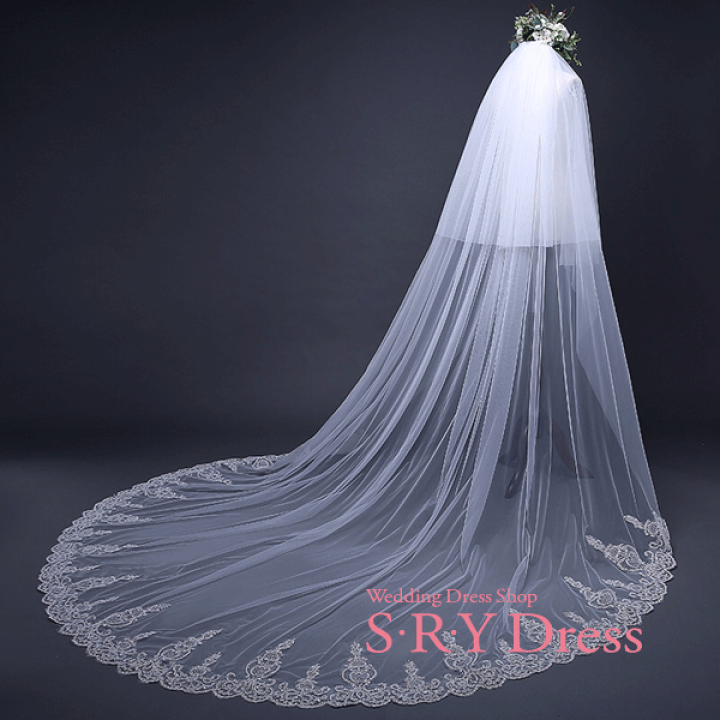 veve CV287 ウェディングベール 300cm ベールCV-287】ブライダル・ウェディング・結婚式・フォト・前