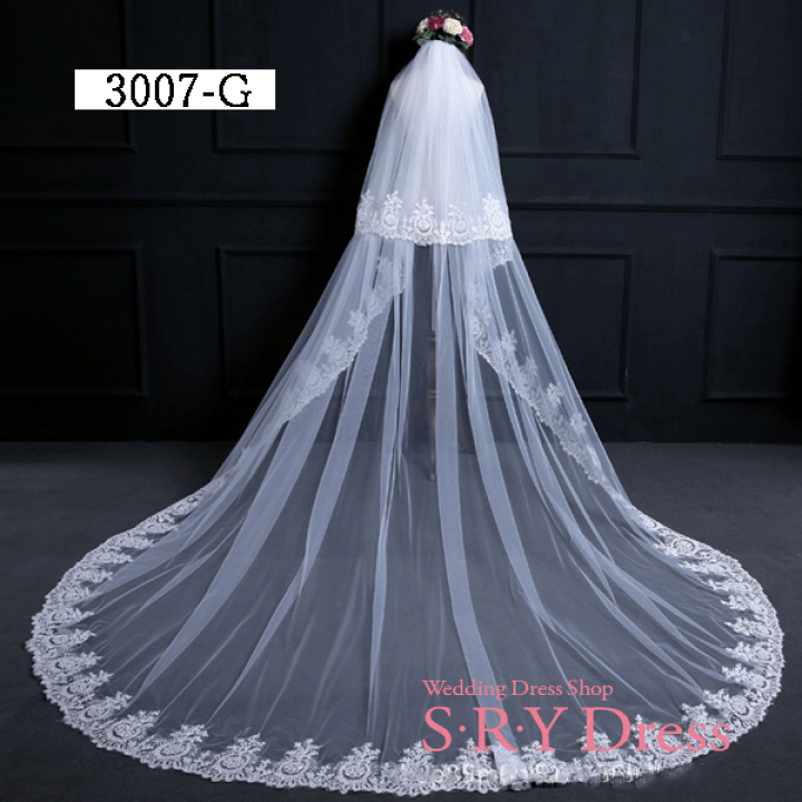 楽天市場】ウェディングベール ロング ヴェール Veil 2層 フェイス