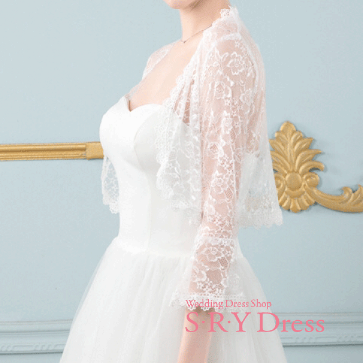 ウエディング　ボレロ 楽天市場】ウェディングドレス ボレロ ウェディング ボレロ