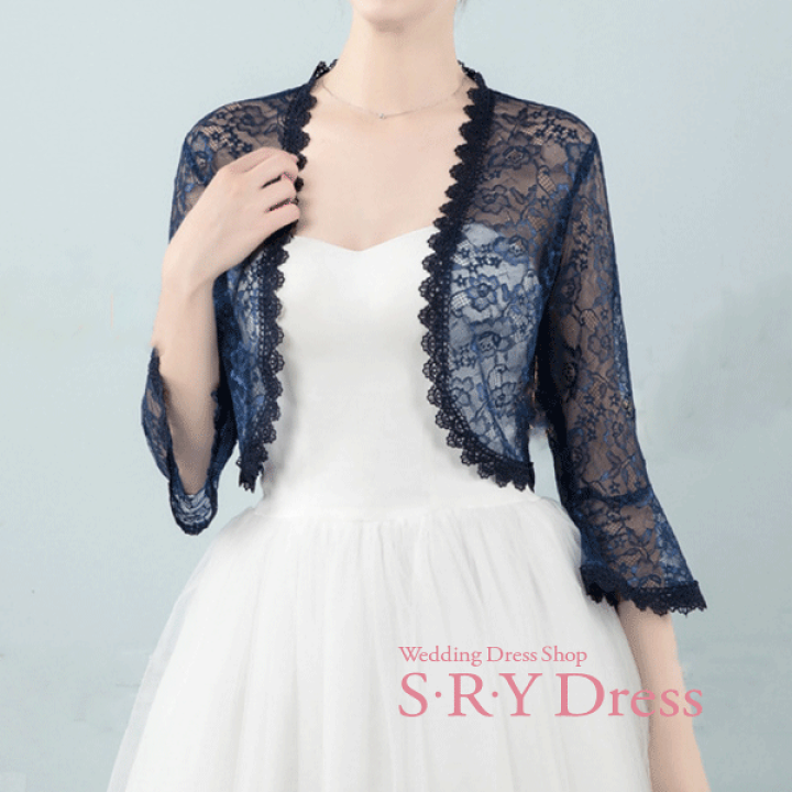 楽天市場】ショール10色ドレス ボレロ 長袖 レース ボレロ ガーディ