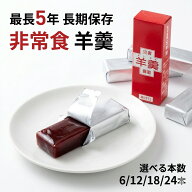 【全品30円OFFクーポン お買い物マラソン5/15限定】 非常食 羊羹 ようかん 5年保存 賞味期限2029年9月 長…