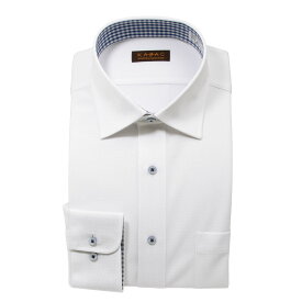 ニット ワイシャツ ※裄詰め対応不可 メンズ 長袖 ノーアイロン ストレッチ セミワイド 白 ホワイト 標準体 日本製生地 吸水速乾 2508ft 2510ft 2511ft