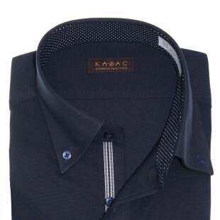 楽天市場 ワイシャツ ニット メンズ クールビズ 半袖 ノーアイロン 吸水速乾 消臭 ニットシャツ ビジネス シャツ 夏 シャツ カッターシャツ ボタンダウン ネイビー 新生活 30par シャツステーション