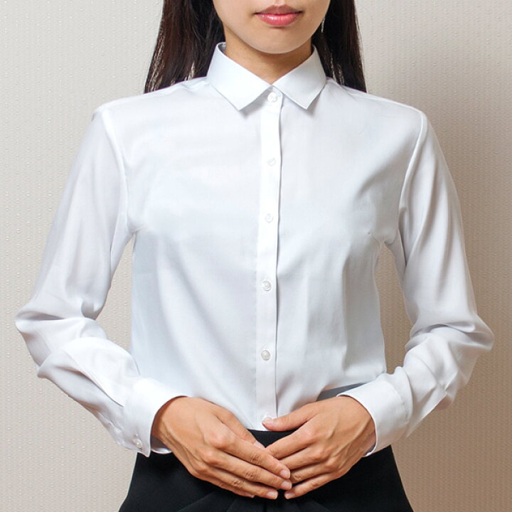 楽天市場 レディースシャツ Grace Field 形態安定 スリム ストレッチ ショートポイント ブラウス レディース 女性 シャツ ブラウス オフィス リクルート 5号 7号 9号 11号 13号 15号 17号 19号 21号 長袖 白 ホワイト 新生活 シャツステーション