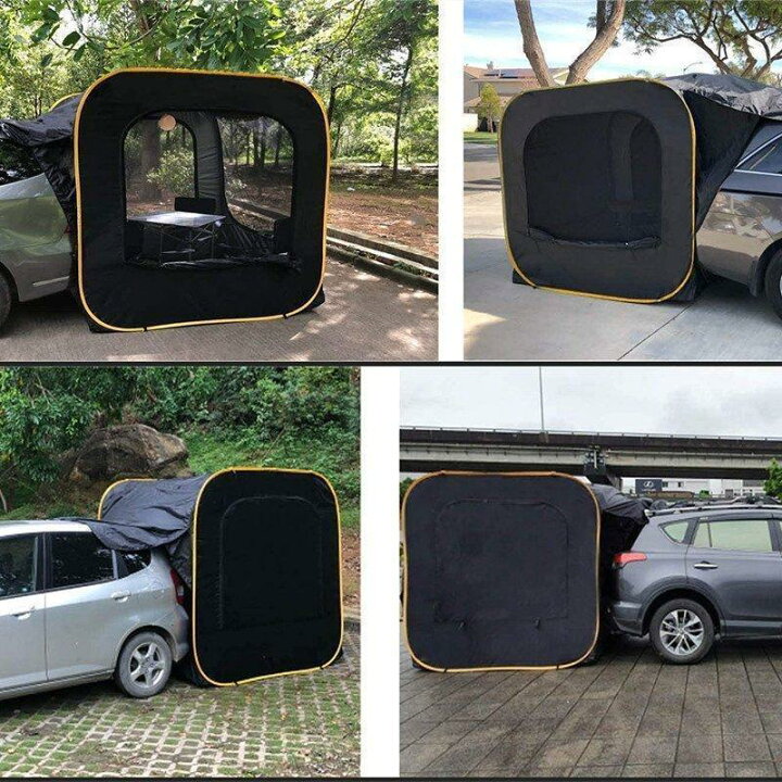 楽天市場】防災対策 車中泊テントカーサイドタープ トランクテント 