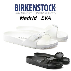 【送料無料・送料込（一部地域を除く）】　ビルケンシュトック　BIRKENSTOCK　マドリッド EVA　Madrid EVA 128163 BLACK128183 WHITE幅(ナロー)