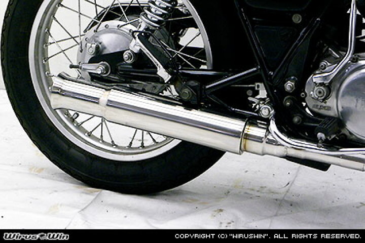 楽天市場】WirusWin SR400・500 FI車用 オープンエンド マフラー 