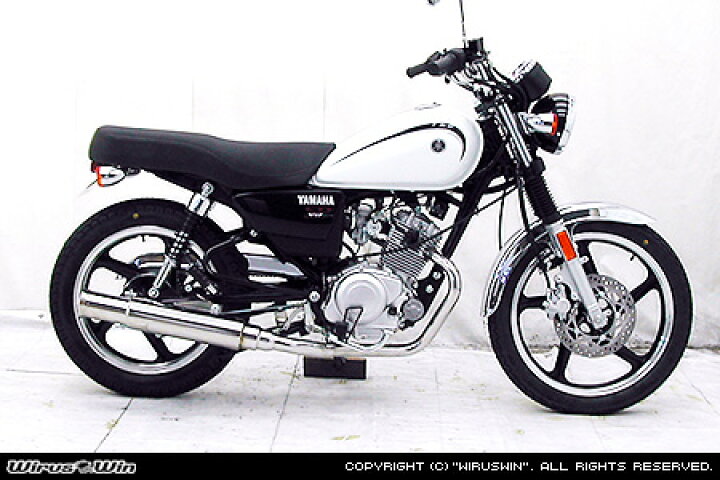 楽天市場】WirusWin YB125用 オープンエンド マフラー /ウイルズウィン 