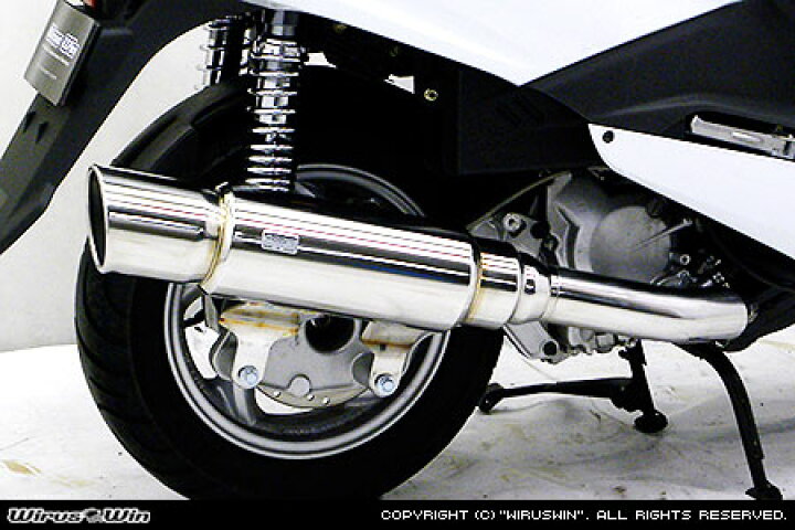 楽天市場】WirusWin SYM RV125i用 ファーストマフラー /ウイルズウィン 