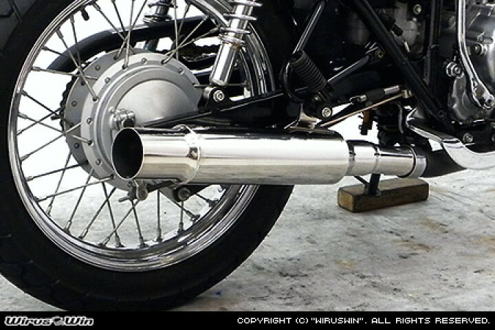 楽天市場】WirusWin CB400 SS グランドシャープマフラー（スリップオン  