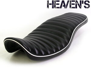 HEAVEN'S エストレヤ ローダウン フラットシート タックロール ホワイトパイピング/ヘブンズ ESTRELLA