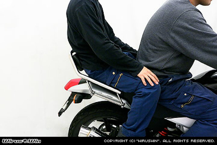 楽天市場】WirusWin CBR250R 11〜13モデル バックレスト付き タンデム 
