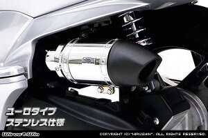WirusWin PCX(EBJ-JF28) サイレンサー型 エアクリーナーKit ユーロタイプ ステンレス仕様/ウイルズウィン
