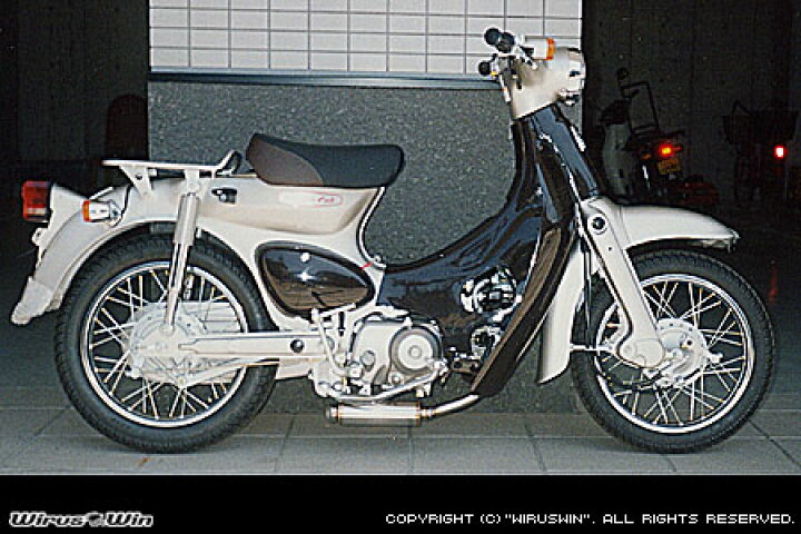 楽天市場】WirusWin カブ70 ロッドダウンショート マフラー 