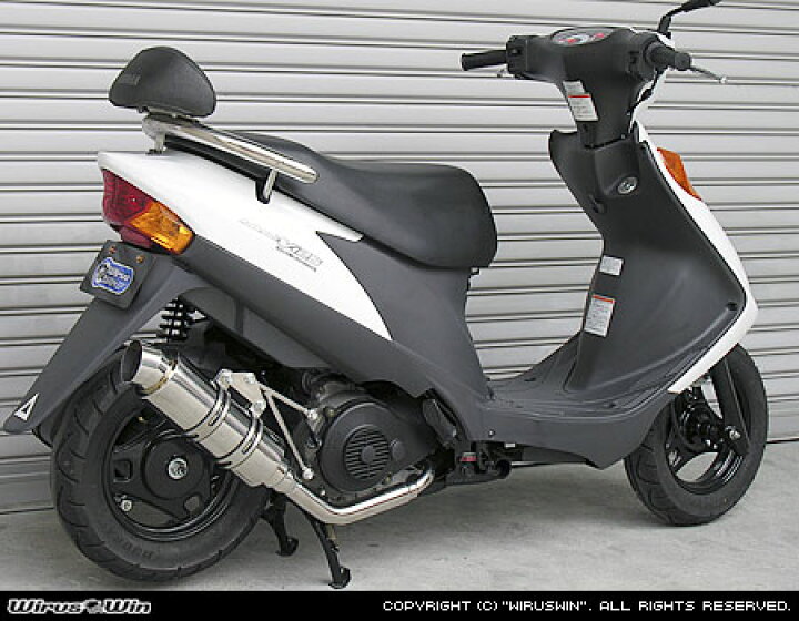 楽天市場】WirusWin アドレスV125 ロイヤルマフラー スポーツタイプ 