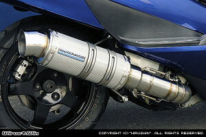 WirusWin スカイウェイブ250(CJ43) プレミアムマフラー シルバーカーボン仕様 /ウイルズウィン