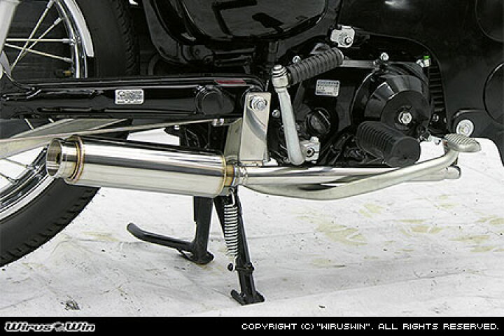 楽天市場】WirusWin カブ50(JBH-AA01) ロッドサイレンサーマフラー 