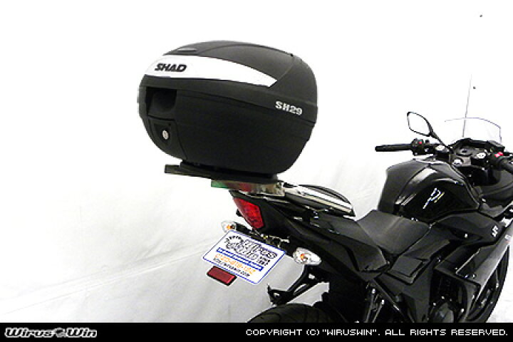 楽天市場】WirusWin GSX250R(2BK-DN11A) SHAD製リアボックス付き 