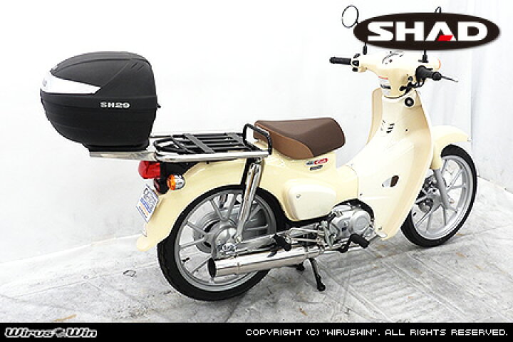 楽天市場】WirusWin スーパーカブ110(8BJ-JA59) SHAD製リアボックス 