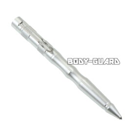 タクティカルペン DF17 シルバー ボールペン 護身 護身用品 護身用 棒 小型 武器 護身グッズ 防犯 防犯用品 防犯グッズ 筆記用具 誕生日 お祝い 緊急時 災害 ガラス割り タッチペン