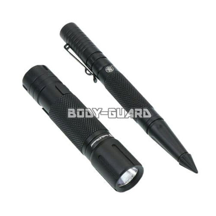楽天市場 S W スミス ウェッソン タクティカルペンライト フラッシュライト 護身用 防犯用品 タクティカルライト セット 夜道 災害時 ディフェンスペン コンパクト Ledライト アルミ合金 電池式 クボタン ボディーガード楽天市場店