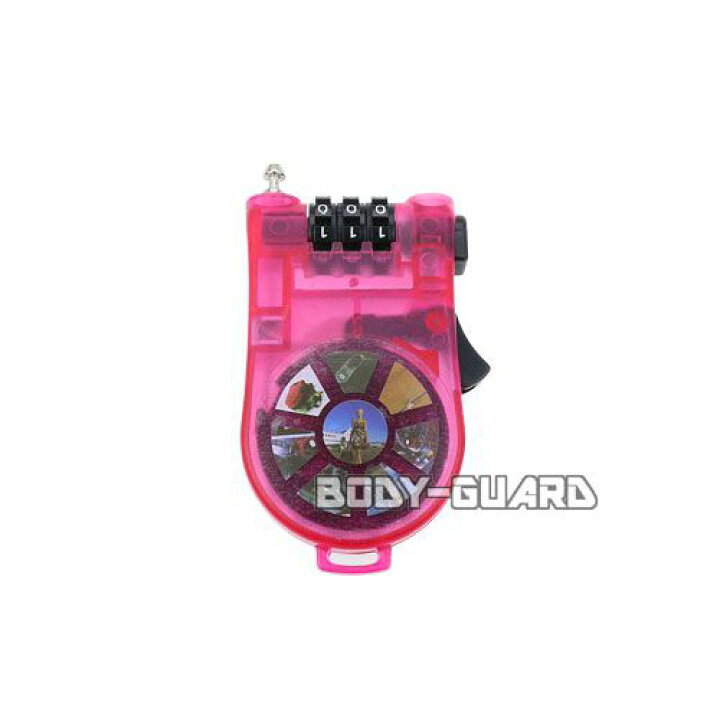 楽天市場 ハンディーワイヤーロック ダイヤル錠 暗証番号 鍵不要 3桁 ダイヤル式 番号変更可能 盗難 置き引き 窃盗 泥棒 犯罪 防止 長さ 調節 複数個 柱 ファスナーロック リールロック 海外 旅行 遠出 防犯 90cm カラーランダム ボディーガード楽天市場店