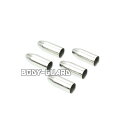 グラスファイバー矢用 ポイント5個セット シルバー アーチェリー ポイント ストック 予備 紛失 消耗品 スペア 練習用 …