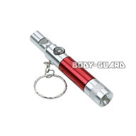 LED付きホイッスル レッド ライト付き 電池式 防災 キーホルダー キーリング 笛 警笛 防犯グッズ 防災グ…