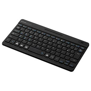 エレコム キーボード Bluetooth パンタグラフ 超薄型 充電式 専用ケーススタンド付き(~12.9対応) マルチペアリング対応 送料無料
