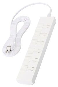 エレコム 電源タップ 雷ガード 6個口 3m イージーリリースタップ 【 回転脚パーツ 吊り穴 】 極性対応 ほこりシャッター スイング 送料無料