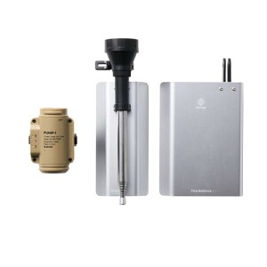 エレコム エアーポンプ NESTOUT PUMP-1 電動 空気入れ 風圧2段階 静音 軽量 エアノズル8種 火吹き棒ノズル アウトドア 送料無料