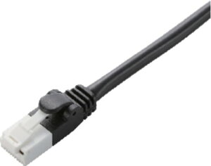 �G���R�� LAN�P�[�u�� 2m CAT5e �ܐ܂�h�~ �X�^���_�[�h�^�C�v �u���b�N �yPlayStation 4 �Ή��z LD-CTT ��������