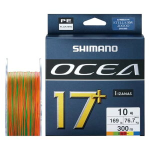 シマノ(SHIMANO) PEライン オシア 17+ PE 300m LD-A71Y 10号(169lb) 5カラー 送料無料