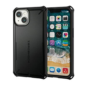 �G���R�� iPhone 14 / 13 �P�[�X �J�o�[ �ϏՌ� �Ռ��z�� ZEROSHOCK [5m�����ϐ�/�Ռ��z���f�ލ̗p/�n�j�J�� ��������
