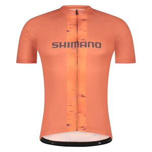 シマノ(SHIMANO) サイクリングジャージ ロゴ ショートスリーブジャージミラーオレンジM(ヨーロッパサイズ) 身長目安:172-1 送料無料