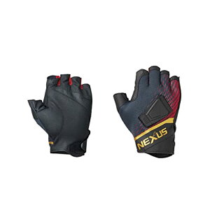 シマノ(SHIMANO) ネクサス 防風 マグネット グローブ 5本カット GL-113V レッド M 送料無料