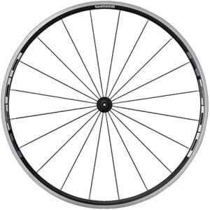 シマノ(SHIMANO) ロードホイール WH-R501A-F フロント (エアロスポーク仕様) 700C ブラック(モノトーンステッカ 送料無料
