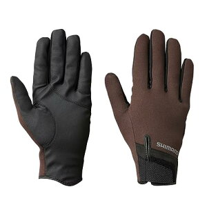 シマノ(SHIMANO) タイタニューム・アルファ グローブ フルカバー GL-013V ブラウン L 送料無料