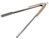 キャプテンスタッグ(CAPTAIN STAG) 炭バサミ トング BBQ ウッドグリップ 炭バサミ 35cm ステンレス製 ス…