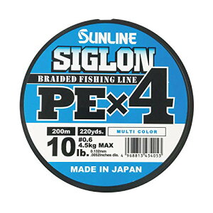 �T�����C��(SUNLINE) ���C�� �V�O���� PEx4 200m 5�F 0.6�� 10LB J ��������