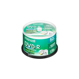 maxell �^��p DVD-R �W��120�� 16�{�� CPRM �v�����^�u���z���C�g 50���X�s���h���P�[�X DRD120WPE.5 ��������