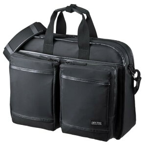 �T�����T�v���C ������&�h�� �y��PC�o�b�O �~���t�@�X�i�[�̗p 15.6�C���`���C�h�Ή� BAG-LW9BK ��������