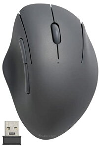 �G���R�� �}�E�X ���C�����X�}�E�X SHELLPHA ����2.4GHz �É� �R�� 5�{�^�� �u���b�N M-SH20DBSKBK ��������