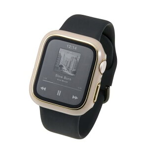 �G���R�� Apple Watch �ی�P�[�X 40mm [Apple Watch SE3/SE2/SE �Ή�] �t���J�o�[ ���^���b�N�� ��������
